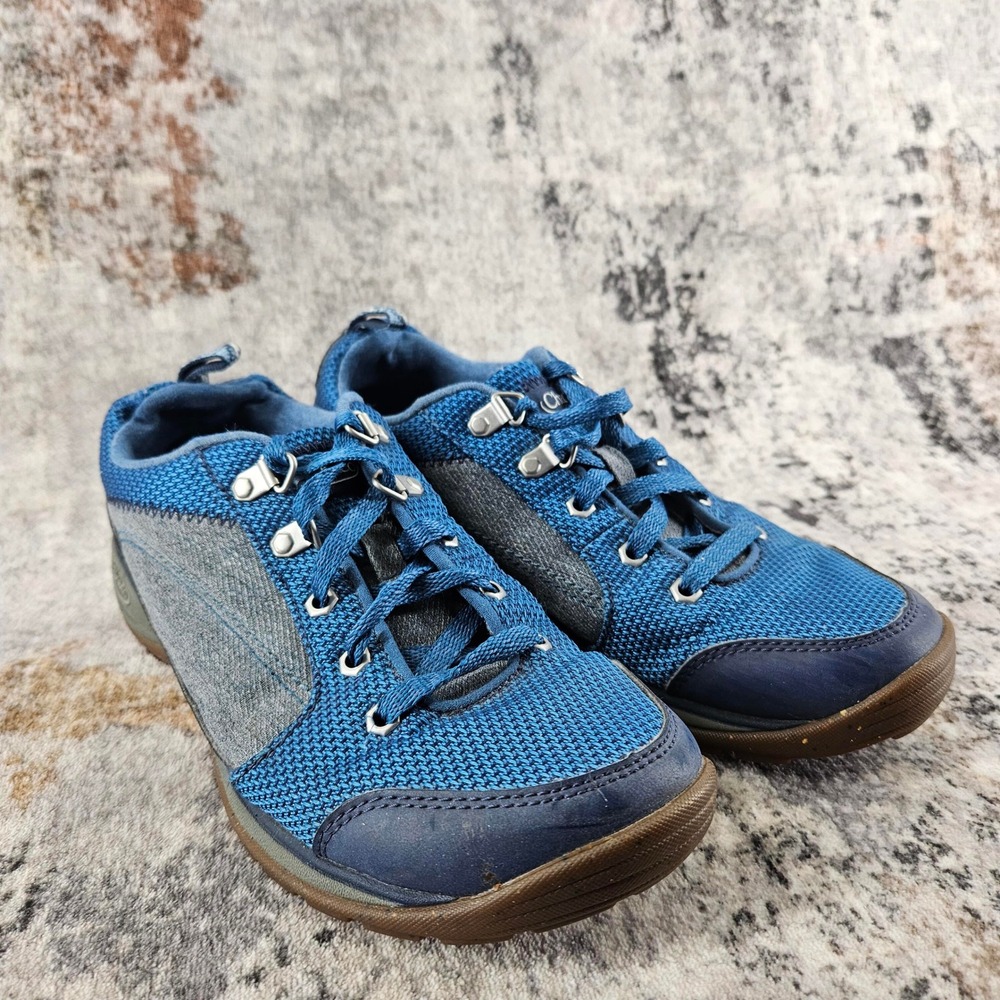 Chaco Kanarra Hiking Trail Shoes Womens 8.5 Indigo Blue Low Lace Up Outdoor